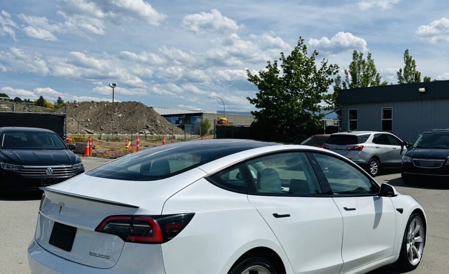 2021 TESLA MODEL 3 DUAL MOTORS PERFORMANCE PKG